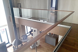 Цельностеклянные ограждения на несущем стекле в Уфе. Готовые проекты ПерилаГлавСнаб - фото 15