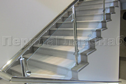 Ограждения для лестниц в Уфе. Готовые проекты ПерилаГлавСнаб - фото 6