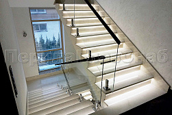 Ограждения лестничных маршей в Уфе. Готовые проекты ПерилаГлавСнаб - фото 1 Ограждения лестничных маршей в Уфе. Готовые проекты ПерилаГлавСнаб - фото 1