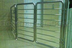 Нержавеющие калитки в Уфе. Готовые проекты ПерилаГлавСнаб - фото 12