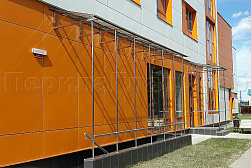 Козырьки и навесы на металлокаркасе в Уфе. Готовые проекты ПерилаГлавСнаб - фото 15