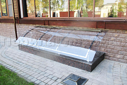 Козырьки и навесы на металлокаркасе в Уфе. Готовые проекты ПерилаГлавСнаб - фото 5