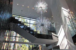 Стеклянные перила для лестниц в Уфе. Готовые проекты ПерилаГлавСнаб - фото 19