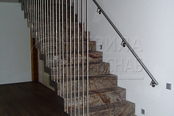 Перила и ограждения с вертикальным заполнением в Уфе. Готовые проекты ПерилаГлавСнаб - фото 17