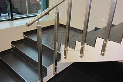 Перила и ограждения с вертикальным заполнением в Уфе. Готовые проекты ПерилаГлавСнаб - фото 13