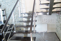 Ограждения для лестниц в Уфе. Готовые проекты ПерилаГлавСнаб - фото 28