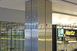 Облицовка колонн нержавеющей сталью в Уфе. Готовые проекты ПерилаГлавСнаб - фото 4