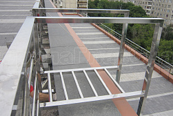 Ограждения для кровли из нержавеющей стали в Уфе. Готовые проекты ПерилаГлавСнаб - фото 12