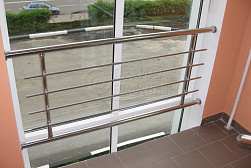 Ограждение на окна из нержавеющей стали в Уфе. Готовые проекты ПерилаГлавСнаб - фото 18