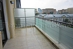 Стеклянные перила для балконов в Уфе. Готовые проекты ПерилаГлавСнаб - фото 13