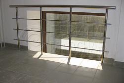 Ограждение на окна из нержавеющей стали в Уфе. Готовые проекты ПерилаГлавСнаб - фото 22