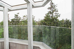 Стеклянные перила для балконов в Уфе. Готовые проекты ПерилаГлавСнаб - фото 14