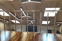 Ограждения и перила без ригелей из нержавеющей стали (без заполнения) в Уфе. Готовые проекты ПерилаГлавСнаб - фото 13