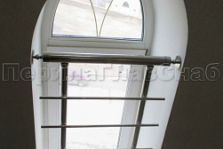 Ограждение на окна из нержавеющей стали в Уфе. Готовые проекты ПерилаГлавСнаб - фото 9