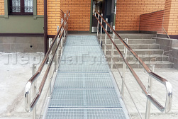 Поручни для инвалидов из нержавеющей стали в Уфе. Готовые проекты ПерилаГлавСнаб - фото 11