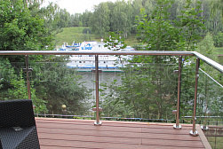 Перила и ограждения для террас в Уфе. Готовые проекты ПерилаГлавСнаб - фото 22