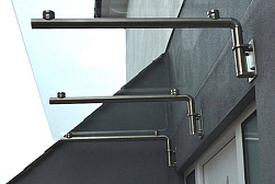 Консольные козырьки и навесы в Уфе. Готовые проекты ПерилаГлавСнаб - фото 4