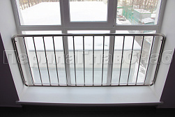 Ограждение на окна из нержавеющей стали в Уфе. Готовые проекты ПерилаГлавСнаб - фото 11