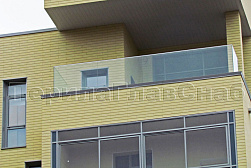 Стеклянные перила для балконов в Уфе. Готовые проекты ПерилаГлавСнаб - фото 31