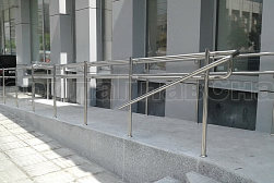 Поручни для инвалидов из нержавеющей стали в Уфе. Готовые проекты ПерилаГлавСнаб - фото 10