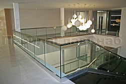 Стеклянные ограждения для торговых  и бизнес центров в Уфе. Готовые проекты ПерилаГлавСнаб - фото 17