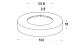 Низ стойки Ø50.8 мм, S=0.8 мм, 100х18 мм, полированный (AISI 316) k217-4