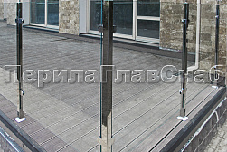 Перила и ограждения для террас в Уфе. Готовые проекты ПерилаГлавСнаб - фото 21