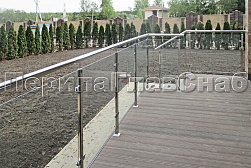 Перила и ограждения для террас в Уфе. Готовые проекты ПерилаГлавСнаб - фото 20