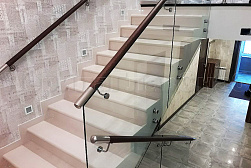Перила и ограждения из нержавейки и дерева в Уфе. Готовые проекты ПерилаГлавСнаб - фото 15