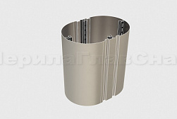 Облицовка колонн нержавеющей сталью в Уфе. Готовые проекты ПерилаГлавСнаб - фото 2