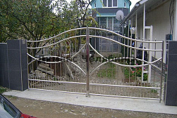 Нержавеющие калитки в Уфе. Готовые проекты ПерилаГлавСнаб - фото 11