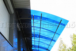 Консольные козырьки и навесы в Уфе. Готовые проекты ПерилаГлавСнаб - фото 2