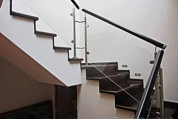 Перила и ограждения из нержавейки и дерева в Уфе. Готовые проекты ПерилаГлавСнаб - фото 22