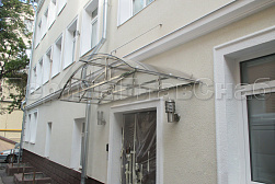 Козырьки и навесы на металлокаркасе в Уфе. Готовые проекты ПерилаГлавСнаб - фото 2