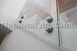 Цельностеклянные ограждения на несущем стекле в Уфе. Готовые проекты ПерилаГлавСнаб - фото 19