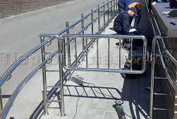 Поручни для инвалидов из нержавеющей стали в Уфе. Готовые проекты ПерилаГлавСнаб - фото 24