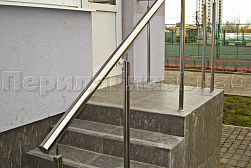 Ограждения и перила без ригелей из нержавеющей стали (без заполнения) в Уфе. Готовые проекты ПерилаГлавСнаб - фото 14