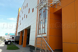 Козырьки и навесы на металлокаркасе в Уфе. Готовые проекты ПерилаГлавСнаб - фото 12