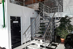 Ограждения для лестниц в Уфе. Готовые проекты ПерилаГлавСнаб - фото 4