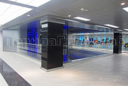 Стеклянные ограждения для торговых  и бизнес центров в Уфе. Готовые проекты ПерилаГлавСнаб - фото 15