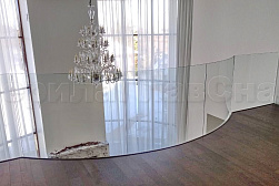 Цельностеклянные ограждения на несущем стекле в Уфе. Готовые проекты ПерилаГлавСнаб - фото 9