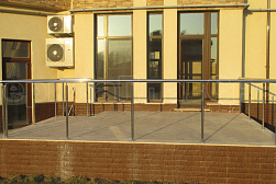 Ограждения и перила без ригелей из нержавеющей стали (без заполнения) в Уфе. Готовые проекты ПерилаГлавСнаб - фото 10