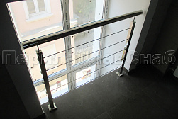 Ограждение на окна из нержавеющей стали в Уфе. Готовые проекты ПерилаГлавСнаб - фото 5