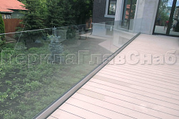 Ограждения для террас в Уфе. Готовые проекты ПерилаГлавСнаб - фото 1